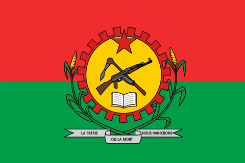 Bandeira: Burkina Faso de Sankara