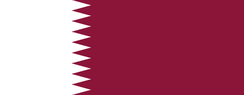 Flag: Qatar
