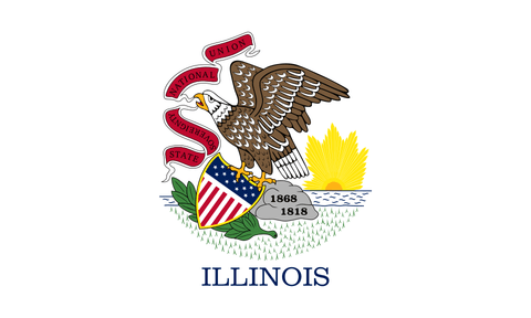 Bandeira: Illinois (Estados Unidos)