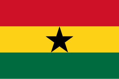 Bandeira: Gana