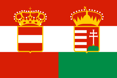 Bandeira: Império Austro-Húngaro