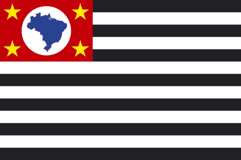 Flag: São Paulo (Brazil)