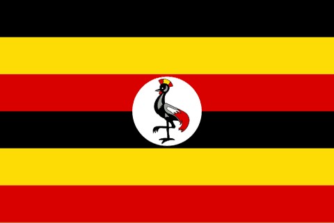 Bandeira: Uganda