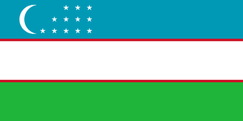 Bandeira: Uzbequistão