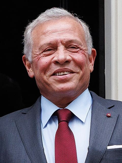 Retrato de Abdullah II da Jordânia