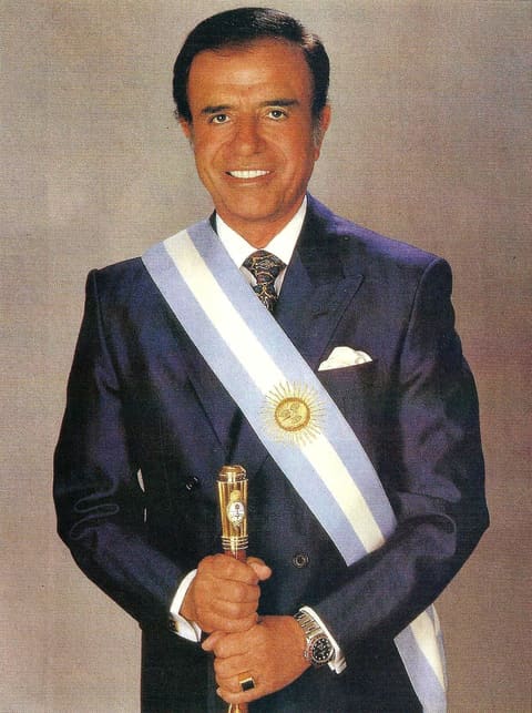 Retrato de Carlos Menem