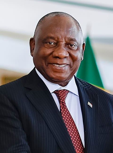Retrato de Cyril Ramaphosa