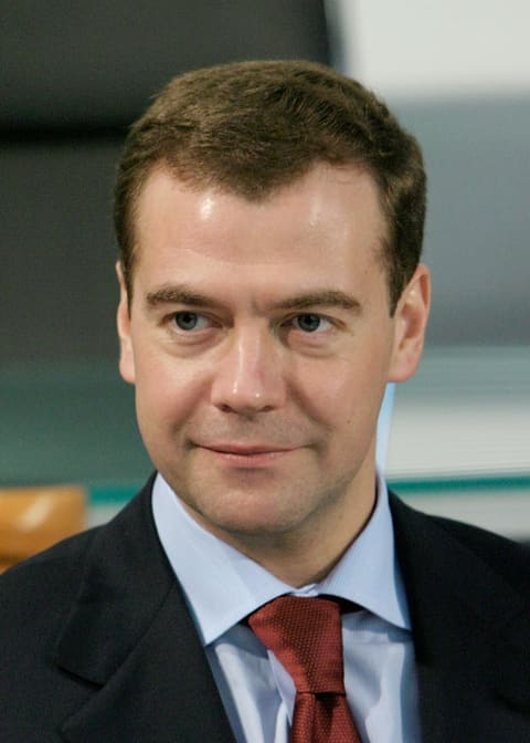 Retrato de Dmitry Medvedev