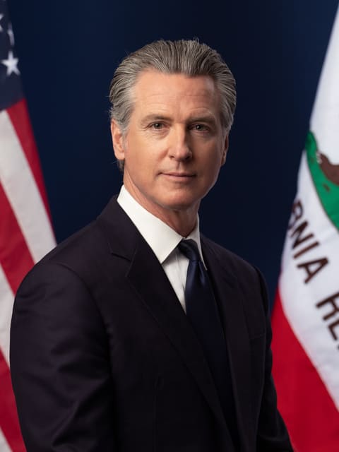Retrato: Gavin Newsom