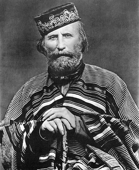 Retrato de Giuseppe Garibaldi