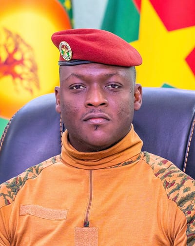Retrato de Ibrahim Traoré