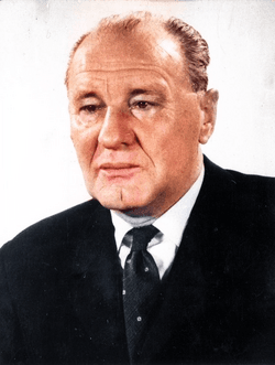 Retrato: János Kádár