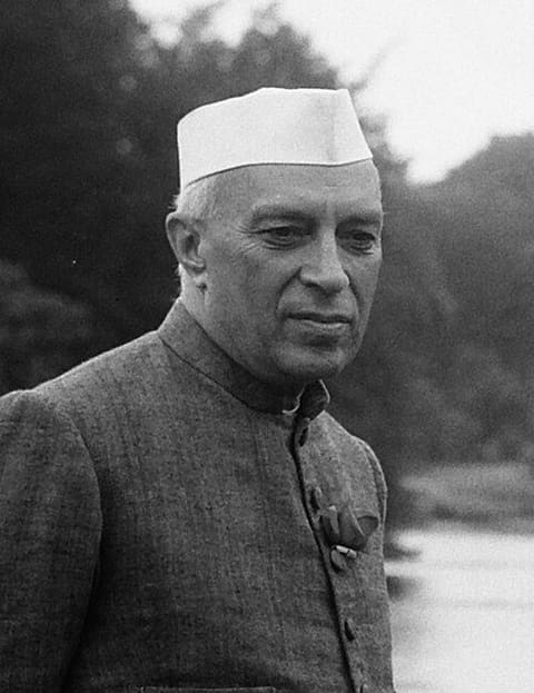 Retrato de Jawaharlal Nehru