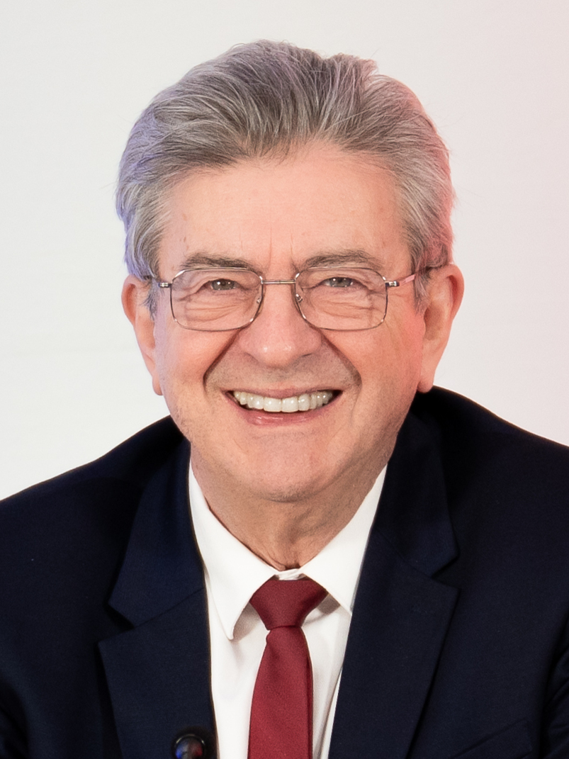 Retrato de Jean-Luc Mélenchon