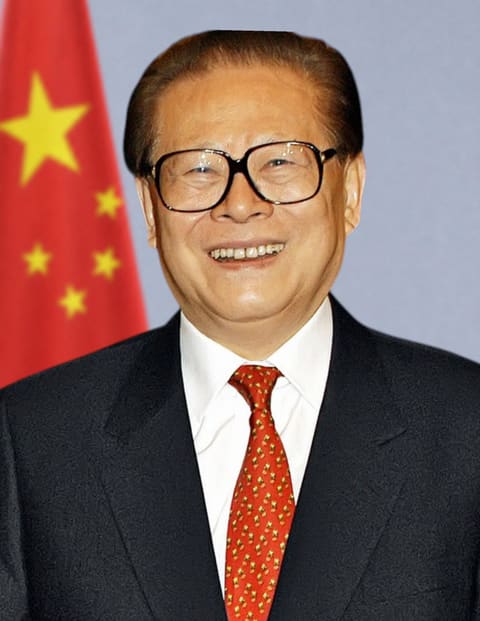 Retrato: Jiang Zemin