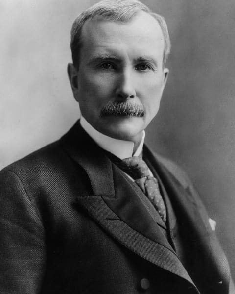 Retrato: John D. Rockefeller
