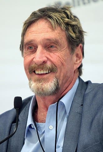 Retrato: John McAfee