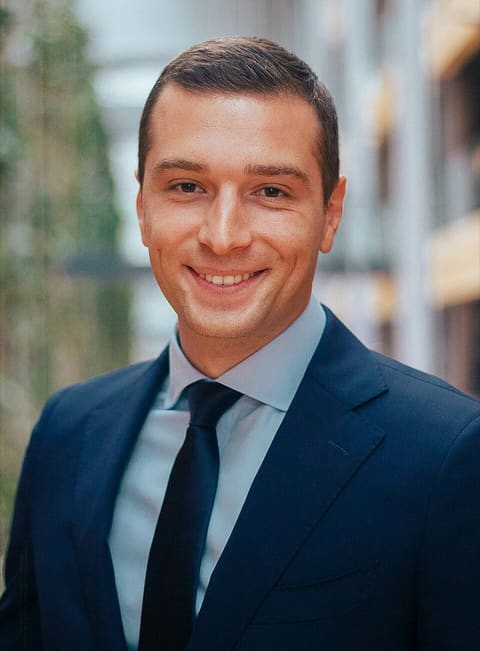 Retrato de Jordan Bardella