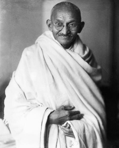 Retrato: Mahatma Gandhi