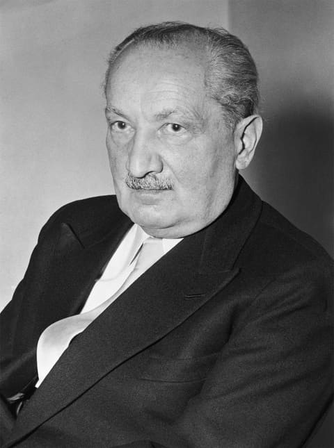 Retrato: Martin Heidegger