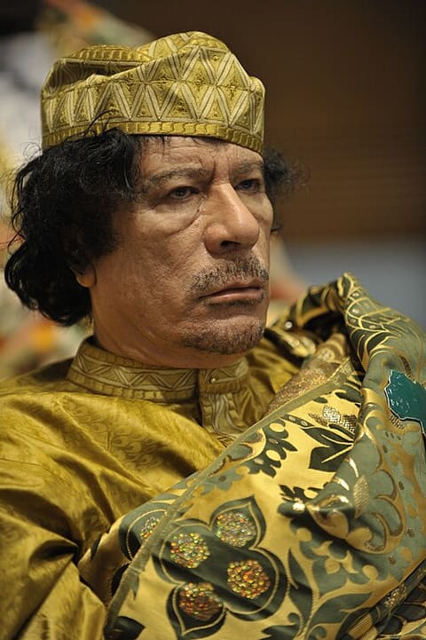 Retrato: Muammar Gaddafi