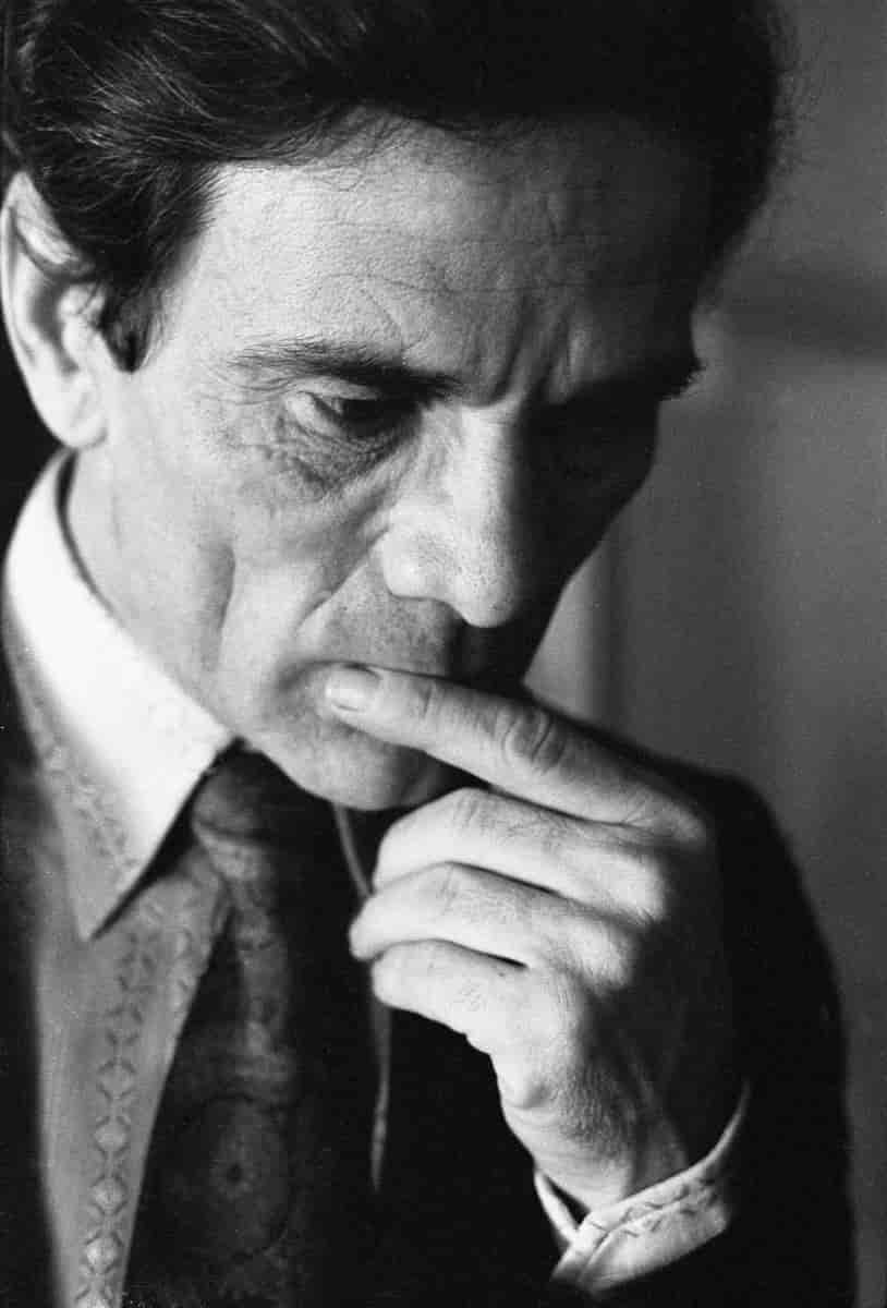 Portrait of Pier Paolo Pasolini
