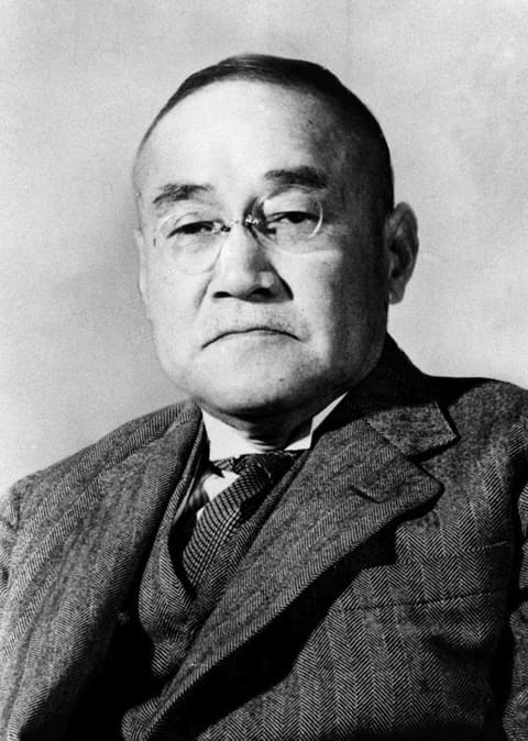 Retrato de Shigeru Yoshida