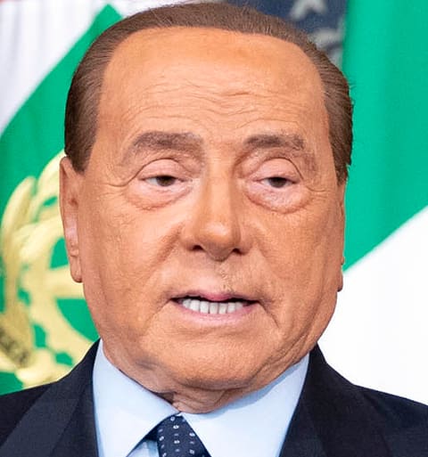 Retrato de Silvio Berlusconi