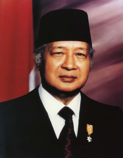 Retrato de Suharto
