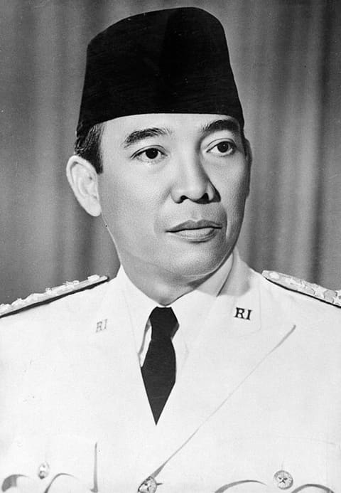 Retrato de Sukarno