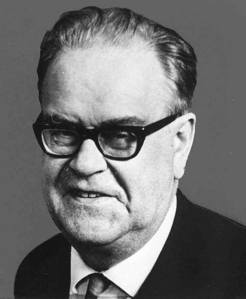 Retrato de Tage Erlander
