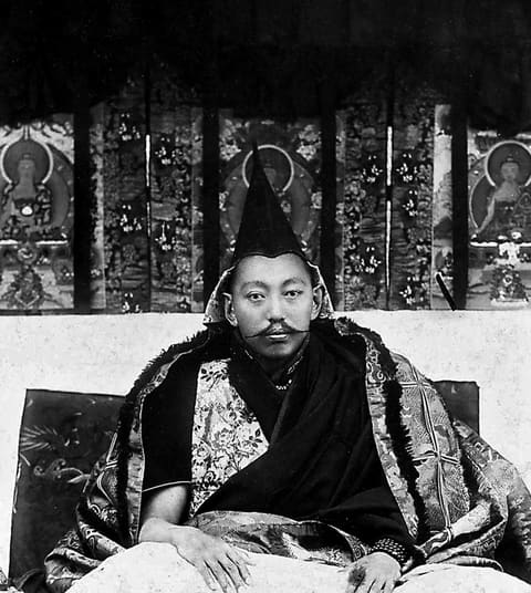 Retrato de 13º Dalai Lama (Thubten Gyatso)