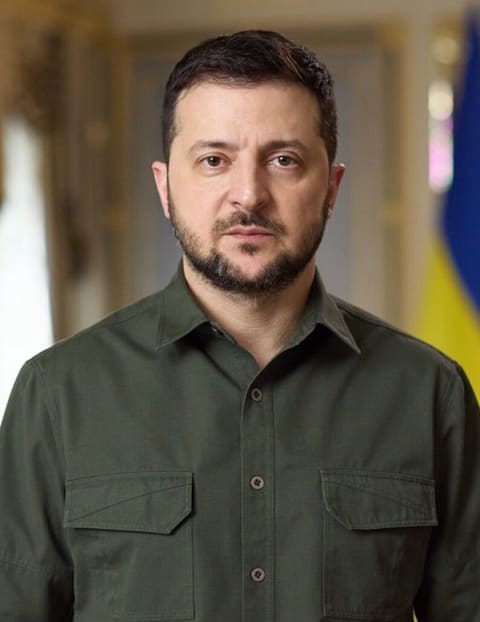 Retrato: Volodymyr Zelensky