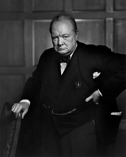 Retrato: Winston Churchill